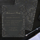 Search for black and gold retirement invitations Sophisticated