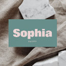 Search for bold business cards Green