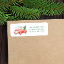 Search for pickup truck return address labels Rustic