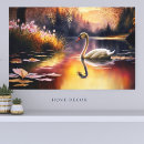 Search for vintage swan art White