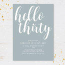 Search for light blue and white invitations Chic