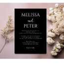 Search for modern suite wedding invitations Elegant