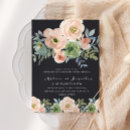 Search for peach and navy wedding invitations Modern