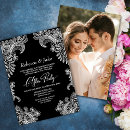 Search for black lace wedding invitations Modern