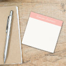 Search for pink post it notes Monogrammed