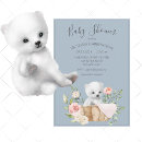 Search for polar bear invitations Watercolor