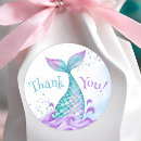 Search for pink mermaid tail stickers Watercolor