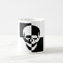 Search for skull and bones mugs Black and white