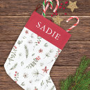 Search for elegant christmas stockings Berries