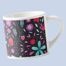 Search for purple and teal mugs Botanical
