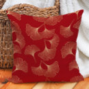 Search for red and gold cushions Botanical
