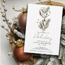 Search for deer christmas invitations Rustic