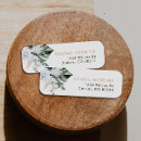 Search for tropical leaves return address labels Palm leaf