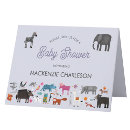 Search for fun baby shower invitations Animal