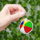 Search for beach ball key rings Colourful