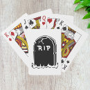 Search for tombstone playing cards Death