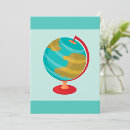 Search for vintage map invitations Globe