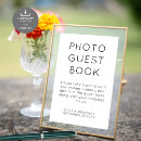 Search for guest book wedding signs Black and white