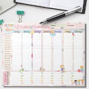 Search for weekly schedule notepads Pink