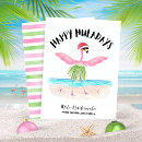 Search for funny tropical christmas cards Flamingo