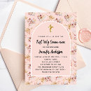 Search for rose gold first communion invitations Modern