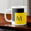 Search for yellow and black mugs Simple