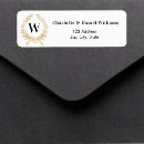 Search for family crest return address labels Gold