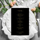 Search for gold wedding menus Simple