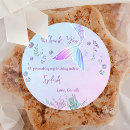 Search for mermaid party stickers Glitter