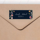Search for navy blue return address stickers Watercolor
