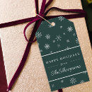 Search for snowflake gift tags Classic
