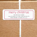 Search for greetings return address labels Merry christmas