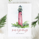 Search for watercolor lighthouse cards Seas and greetings