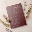 Search for fall couples bridal shower invitations Minimalist