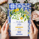 Search for blue tile invitations Little cutie