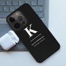 Search for black monogram cases Black and white