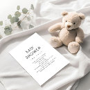 Search for text baby shower invitations Minimalist