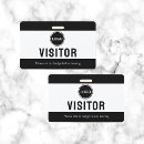 Search for visitor id badges Minimalist