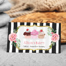 Search for gold cupcake business cards Glitter