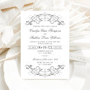 Search for charcoal grey white wedding invitations Vintage