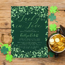 Search for lucky in love invitations Watercolor
