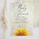 Search for sunflower shower invitations Botanical