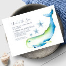 Search for blue whale baby shower invitations Watercolor