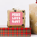 Search for love peace and joy stickers Typography