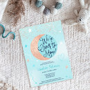 Search for glitter baby shower invitations Script typography