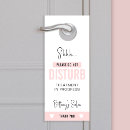 Search for do not disturb signs Blush pink