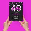 Search for neon pink invitations Glow