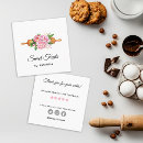 Search for sweet treats business cards Watercolor