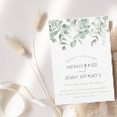 Search for eucalyptus foliage wedding invitations Greenery