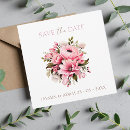 Search for pink floral save the dates Summer